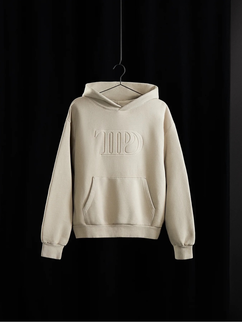 THE TORTURED POETS DEPARTMENT BEIGE HOODIE - XL